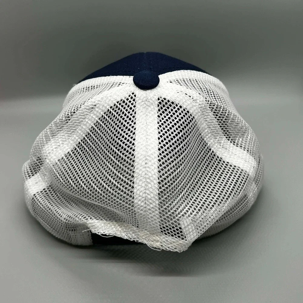 Rice Owl Club adidas Snap-Back Hat Unisex Navy/White Used Mesh Trucker Cap NCAA